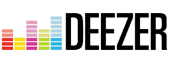 Deezer logo and link